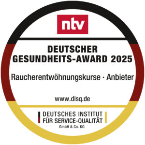 Siegel ntv DGA25 PT Raucherentwoehnungskurse Anbieter Raucherentwoehnung Nichtraucher.de2