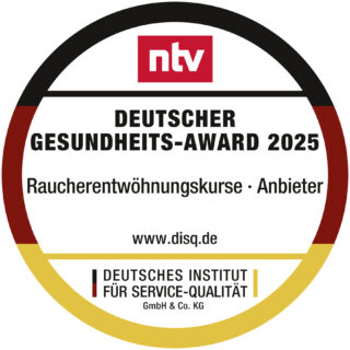 Siegel Deutscher Gesundheits-Award 2025 – Raucherentwöhnungskurse, Anbieter